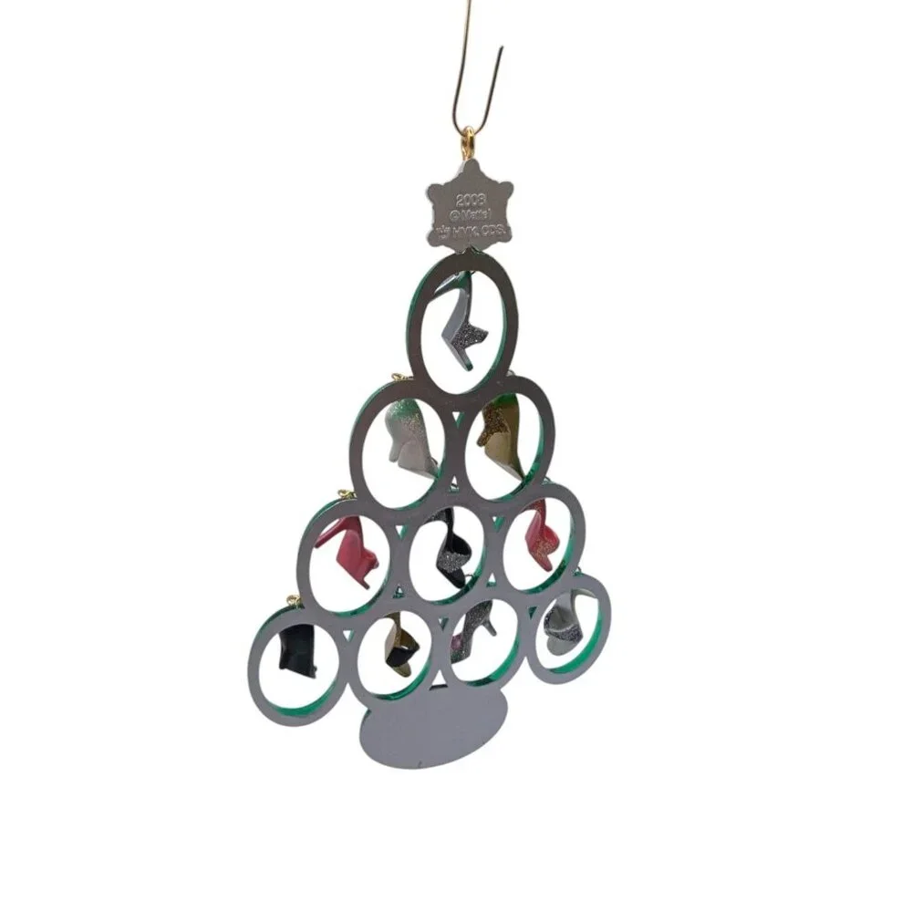 Hallmark Keepsake Barbie Shoe Tree Ornament 2008 Christmas Decoration With Stand